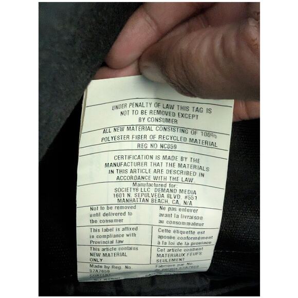 Society 6 Backpack Mermaid Hearts Theme Blue Multi Color USED - Picture 6 of 8